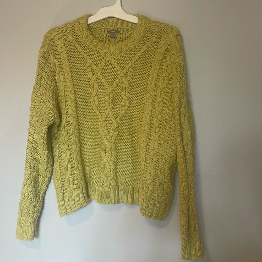 Cable knit sweater